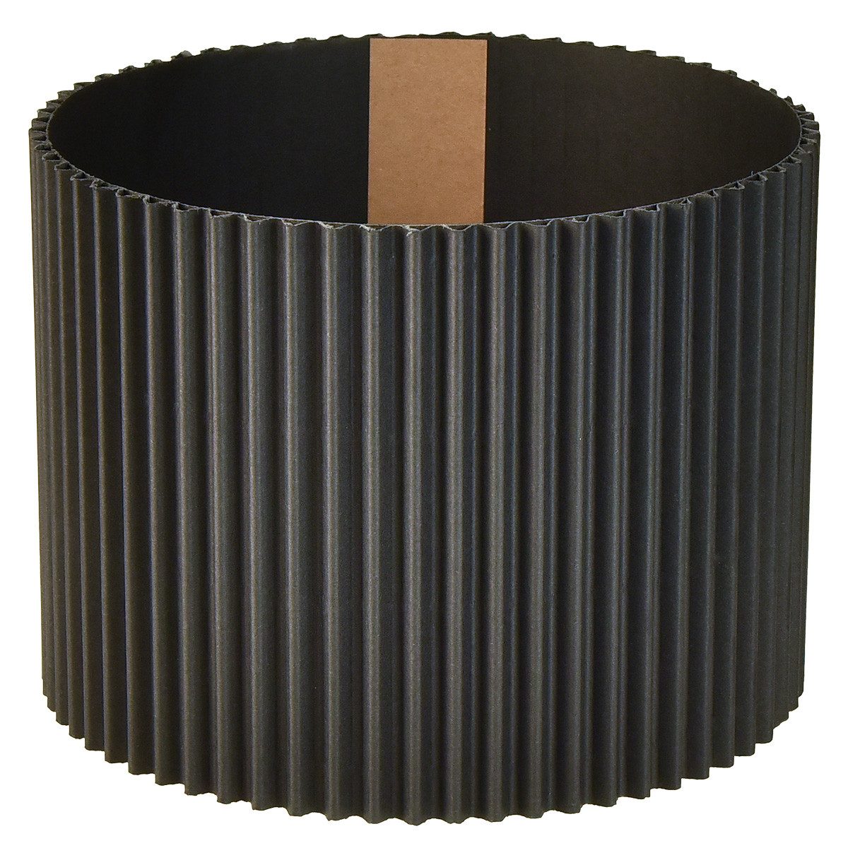 Viana Packpapier Schwarzer Papier Blumentopf Ø19cm H14cm 3er Set Deko, 3 Stück