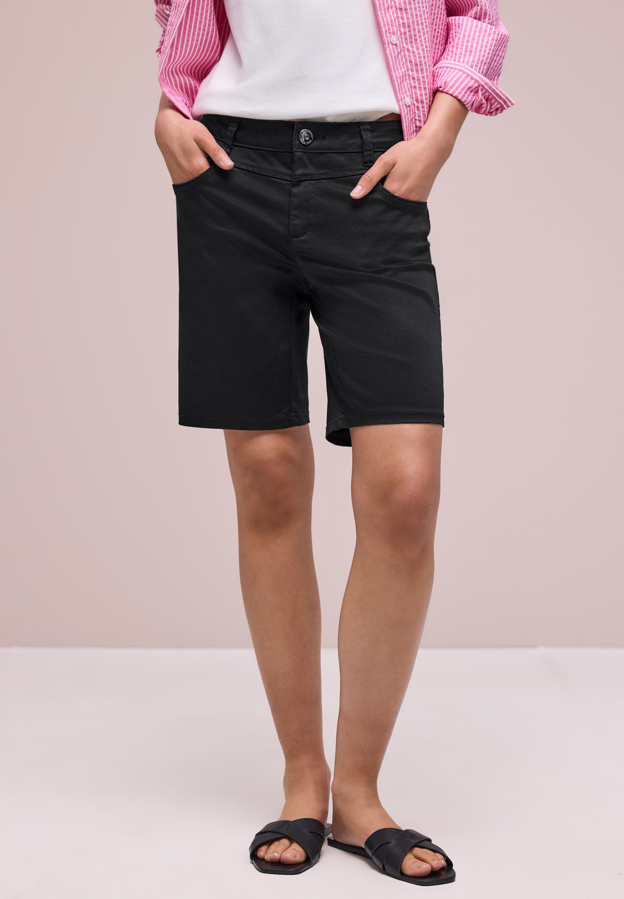 STREET ONE Shorts in Bermuda-Länge