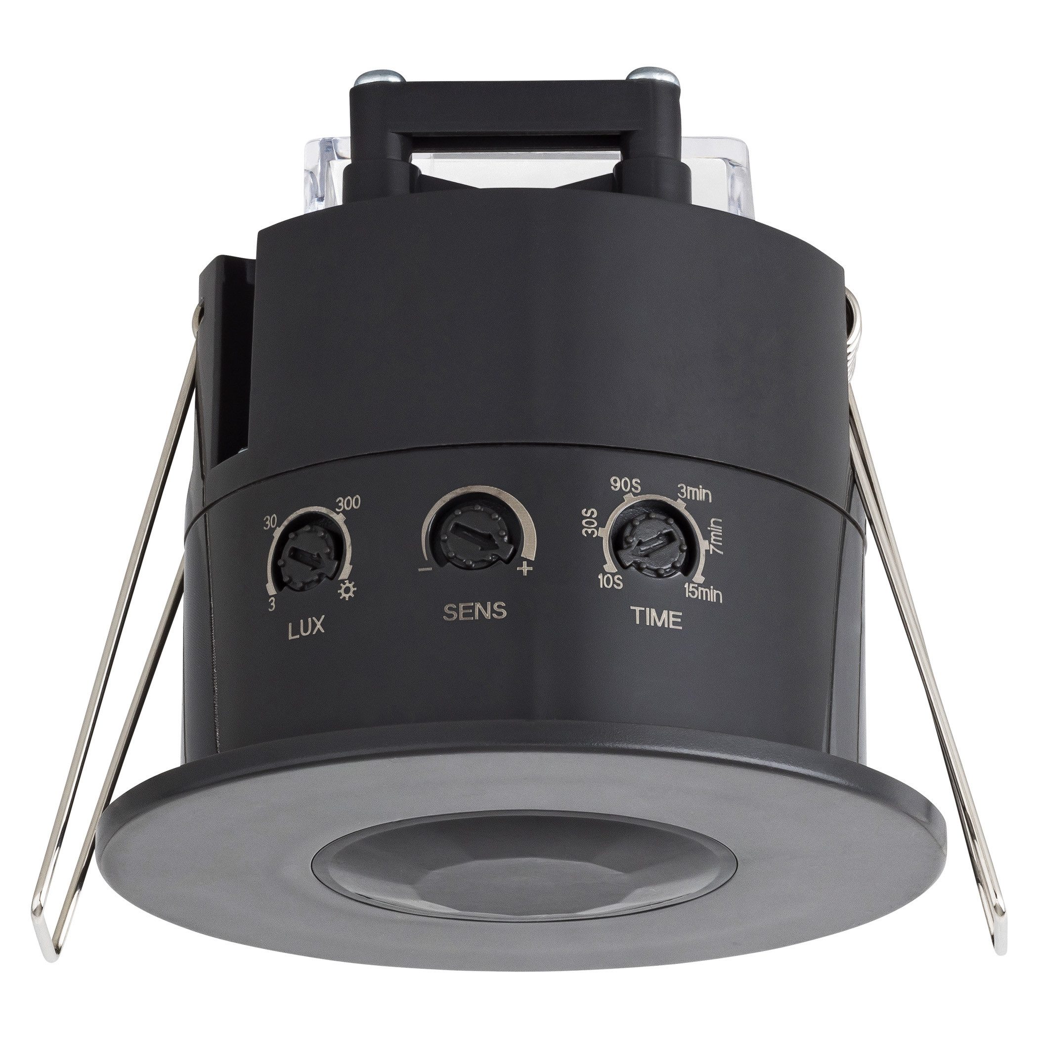 SEBSON Bewegungsmelder Infrarot Sensor Unterputz - Präsenzmelder 6m 360° programmierbar, (1-St), Atmungserkennung, LED geeignet 1.000W, 3-Draht, Einbauloch Ø63-68mm