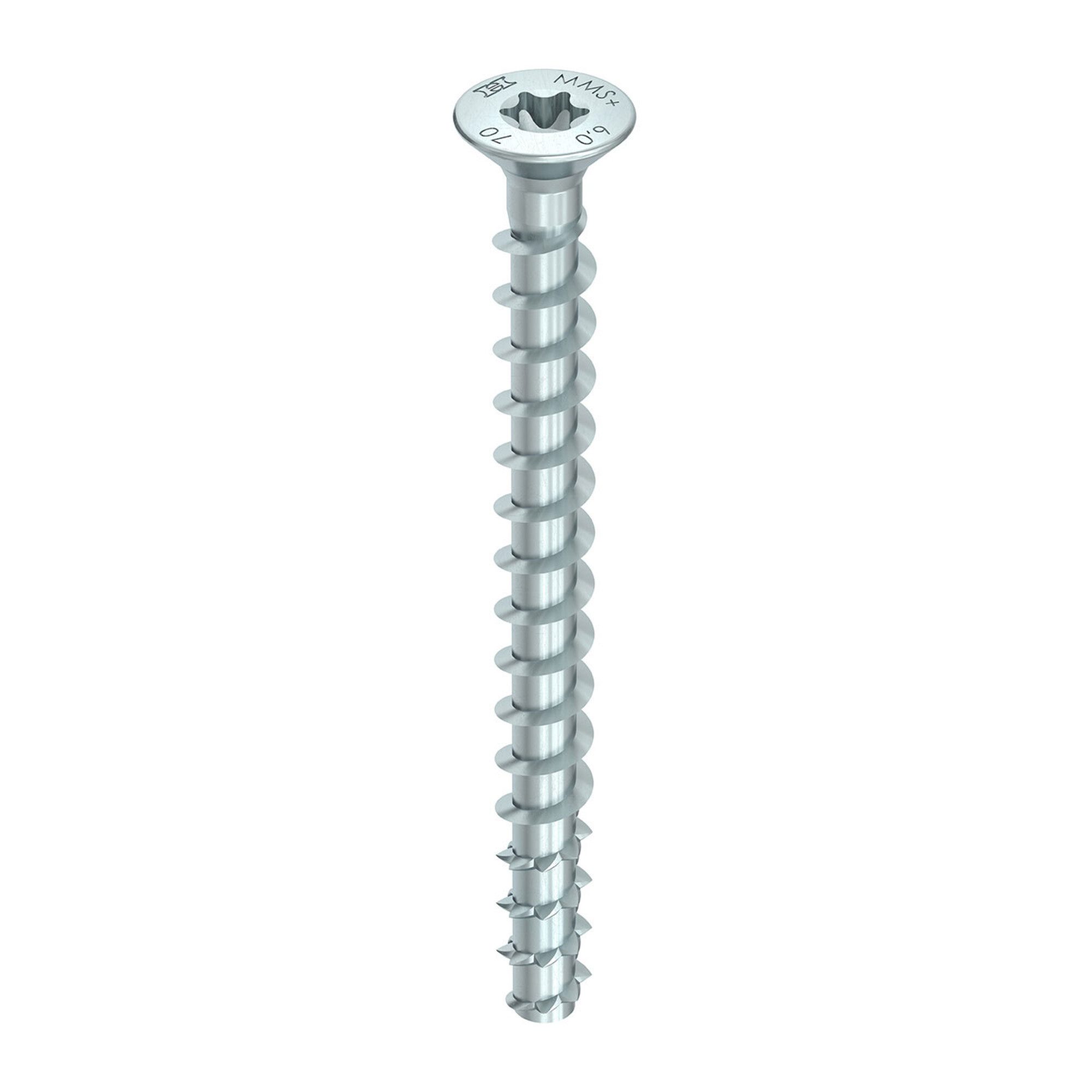 Heco Betonschraube Heco MULTI-MONTI-plus F Betonschraube 7,5 x 140 Senkkopf, T-Drive, ver