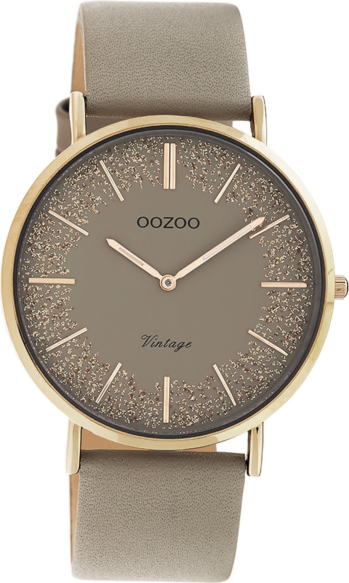OOZOO Quarzuhr Oozoo Damen Armbanduhr braun günstig online kaufen
