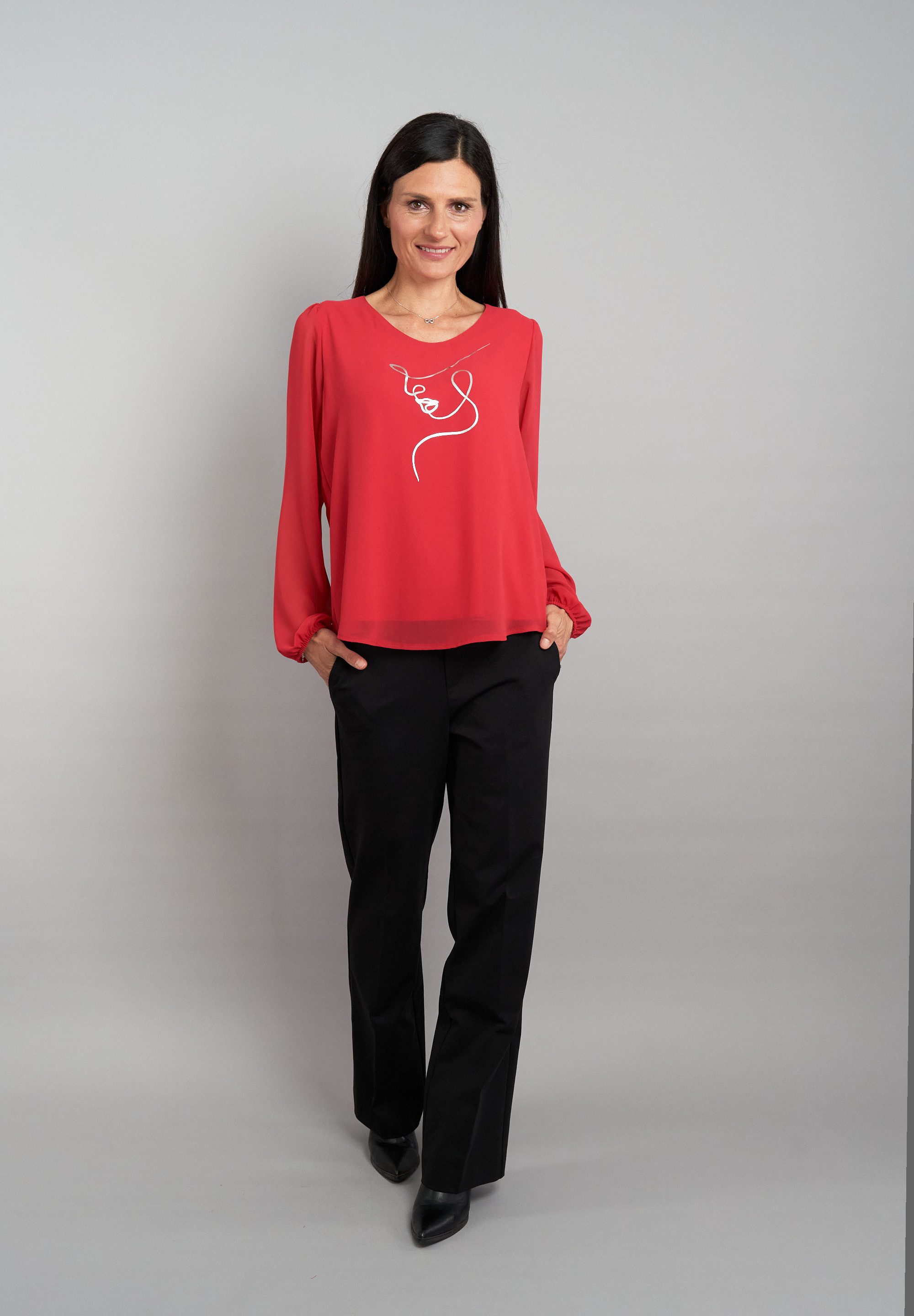 Seidel Moden Langarmbluse im modischen Lagenlook, MADE IN GERMANY günstig online kaufen