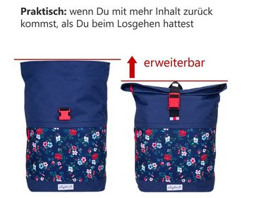 ELEPHANT Rucksack Damen Freizeitrucksack A4 groß 13038, Laptop Tasche Travel Geheimfach Daypack large + Trinkflasche