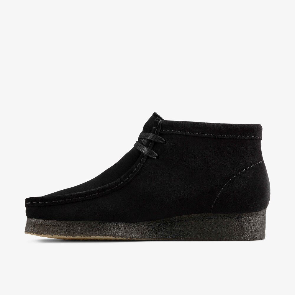 Clarks Clarks - Wallabee Boot. - Schwarz Stiefel
