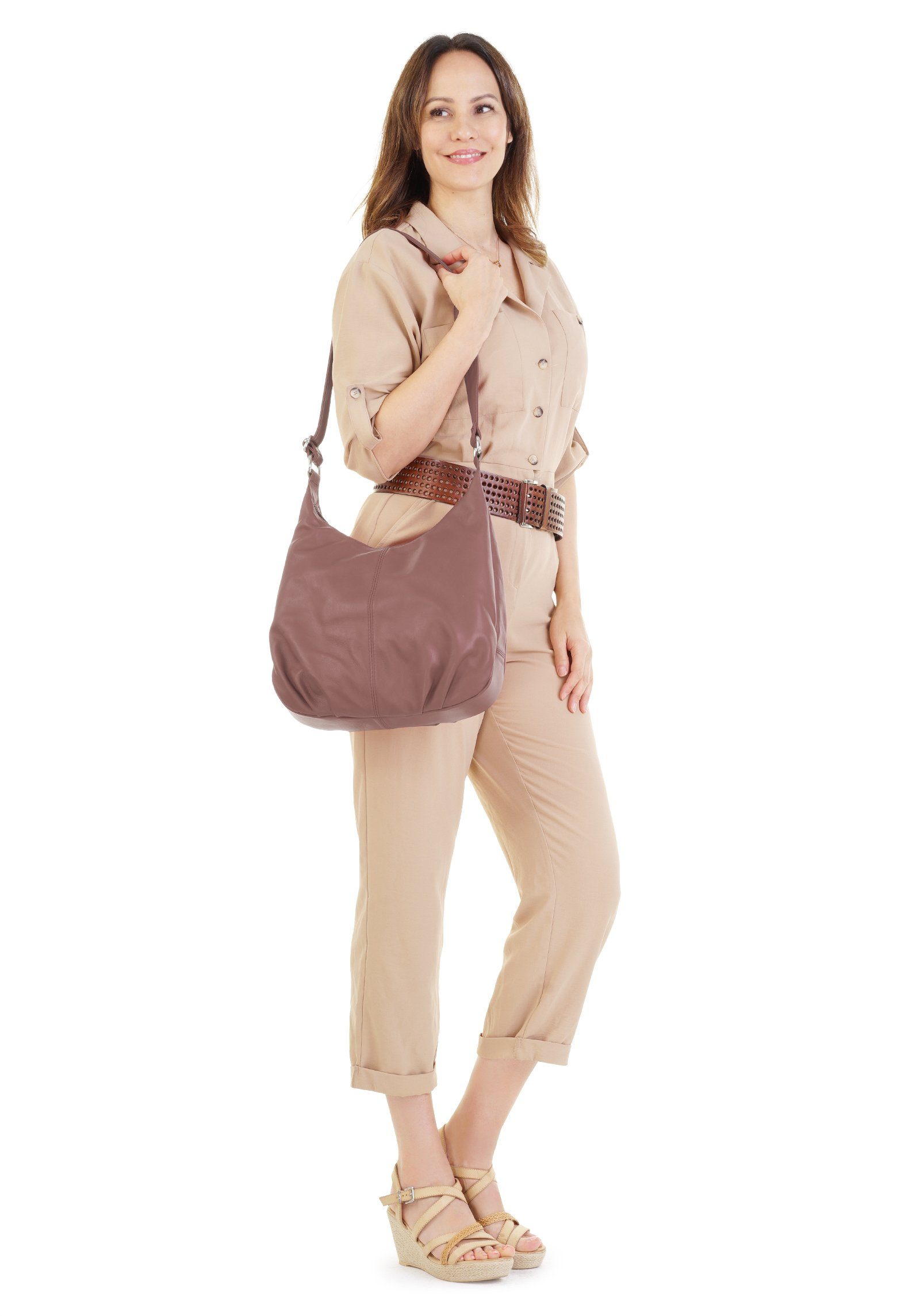 Cluty Shopper (1-tlg), echt Leder, Made in Italy