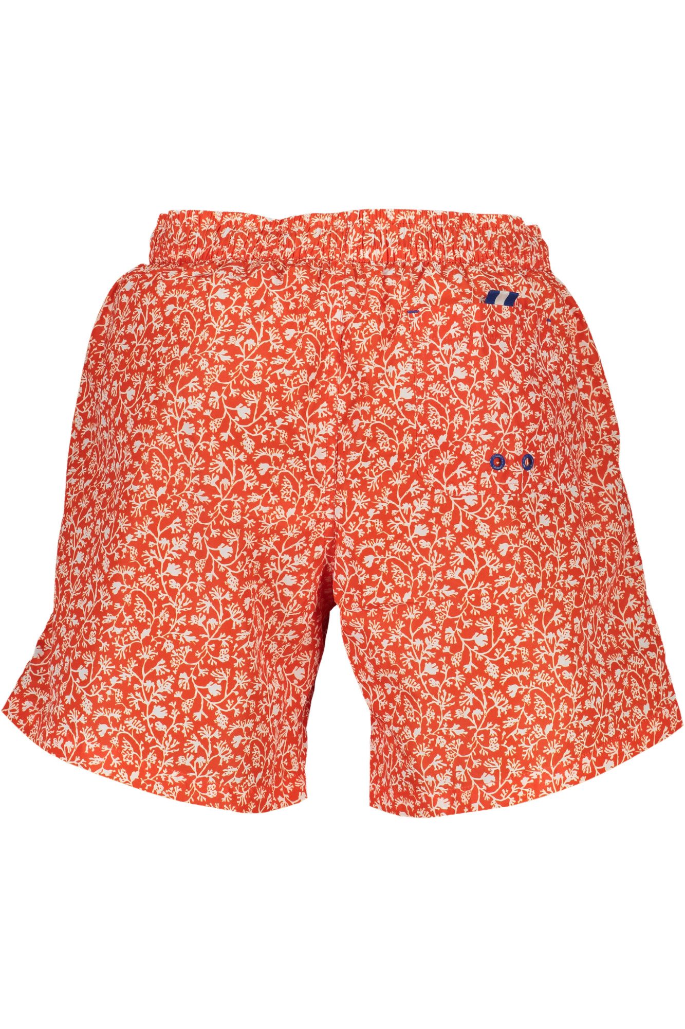 North Sails Badeshorts Herren Bade-Boxershorts Rot mit Muster - Bio-Baumwol günstig online kaufen