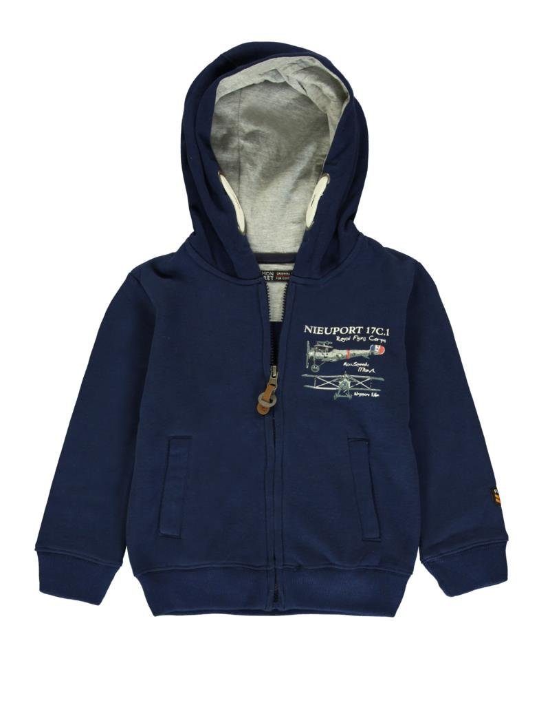 LEMON BERET Kapuzenpullover Lemon Beret Jungen Kapuzenjacke "Pilot" in blau