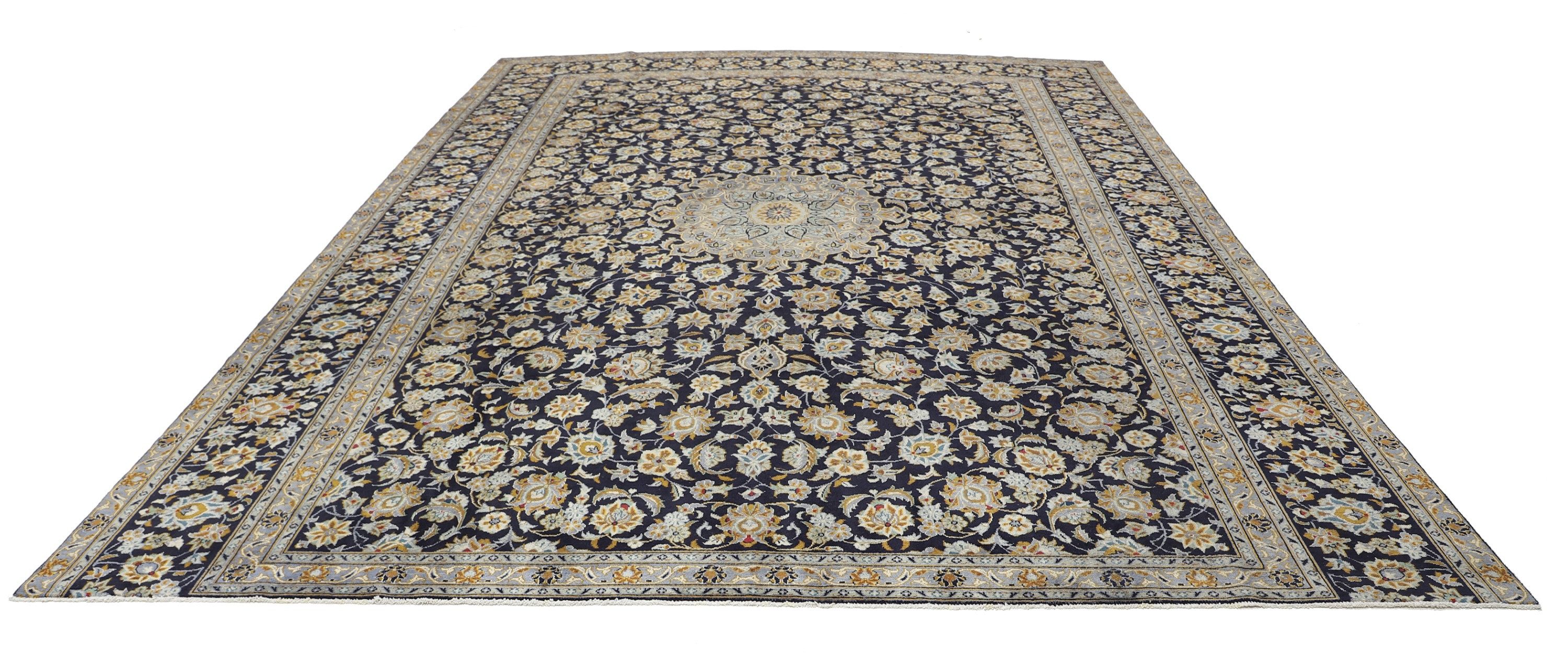 Carpet Avenue Teppich Keshan Patina (Teppichausschnitt) 450x341, Rechteck, Höhe: 7 mm