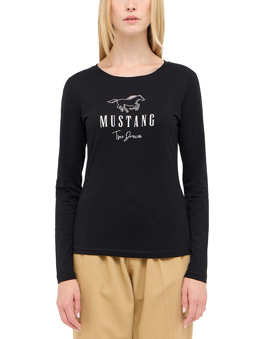 MUSTANG Langarmshirt Slim Fit günstig online kaufen
