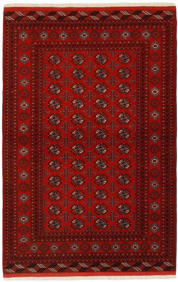 Orientteppich Turkaman 137x213 Handgeknüpfter Orientteppich / Perserteppich, Nain Trading, rechteckig, Höhe: 6 mm