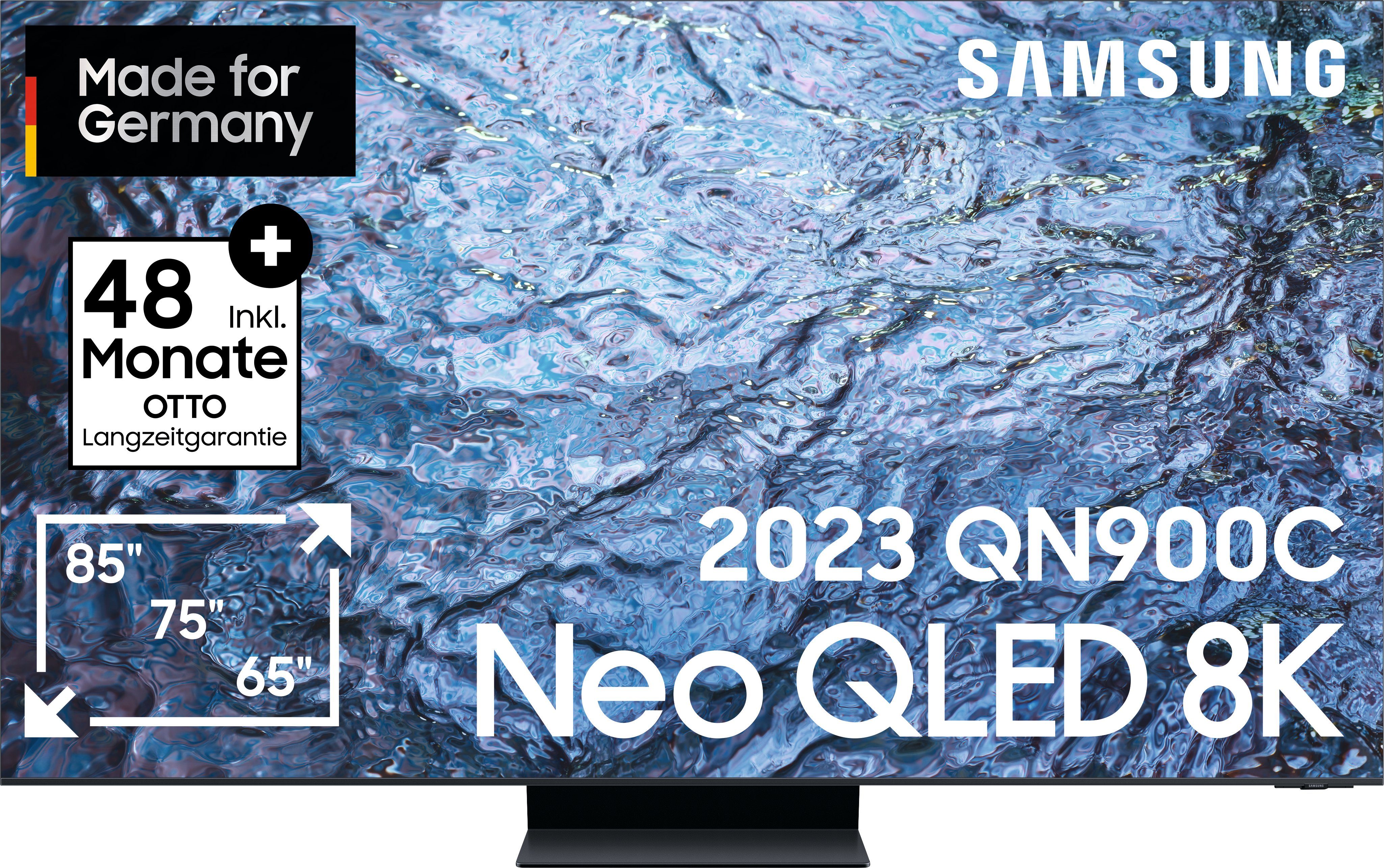 Samsung GQ85QN900CT LED-Fernseher (214 cm/85 Zoll, 8K, Smart-TV, Neo Quantum HDR 8K Pro, Neural Quantum Prozessor 8K, Infinity Screen)