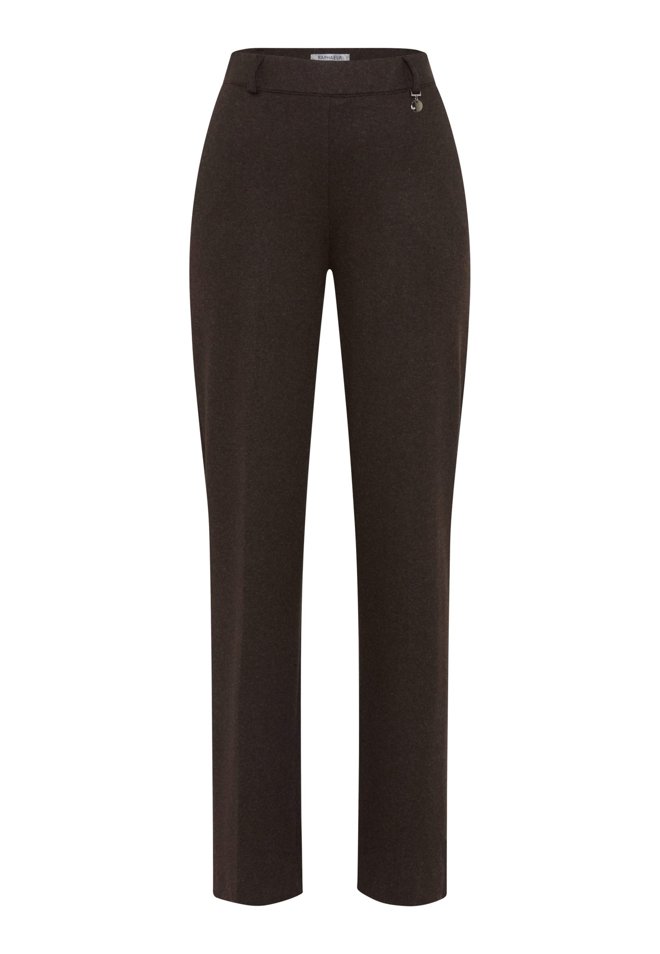RAPHAELA by BRAX Boyfriend-Hose Style DamenpulloverTH FLARED Jersey Flanell: Marlenehose im Super Slim Fit