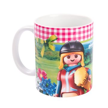 United Labels® Tasse Playmobil Tasse - Country Pferde Reiten aus Keramik 320 ml, Keramik