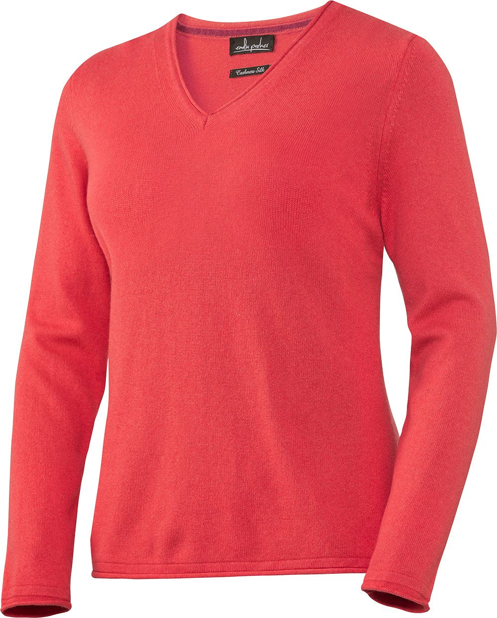 Emilia Parker V-Ausschnitt-Pullover anschmiegsam weich und leicht dank hochwertigen Materialien