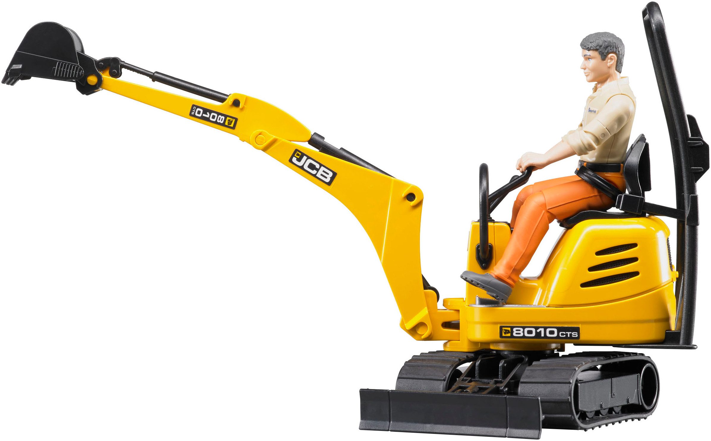 Bruder® Spielzeug-Bagger bworld JCB Bagger 25 cm mit Figur (62002), Made in günstig online kaufen