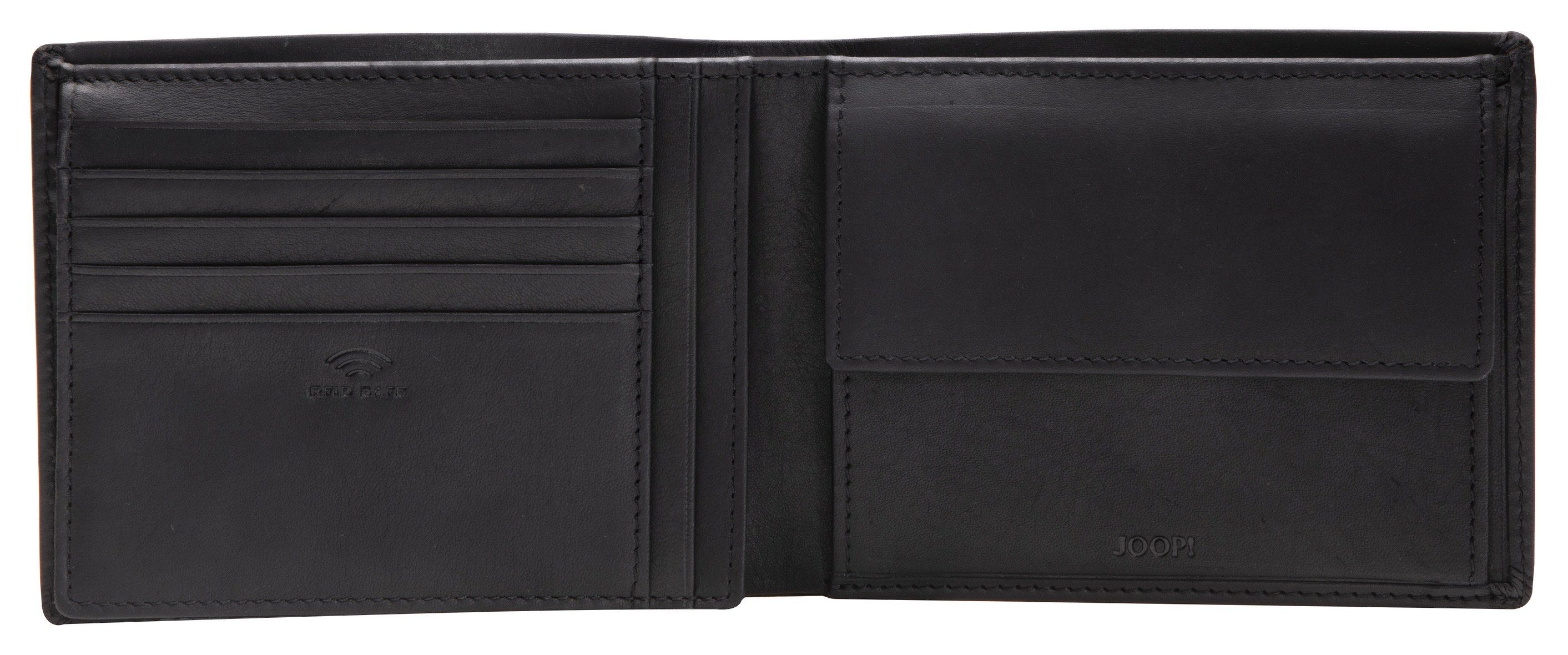 Joop! Geldbörse loreto typhon aus billfold black mh9, Leder