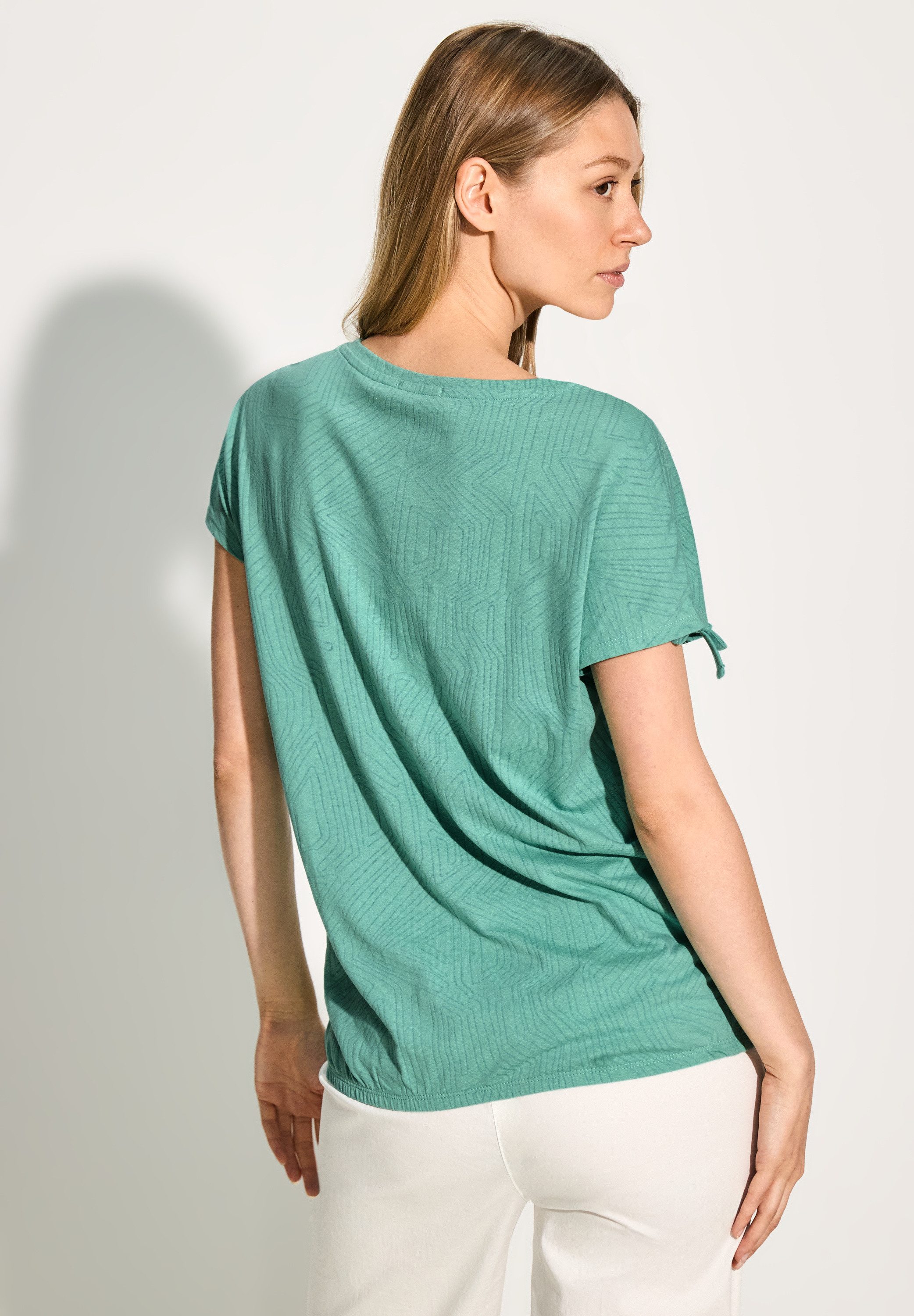 CECIL T-Shirt mit Burn-Out Muster günstig online kaufen