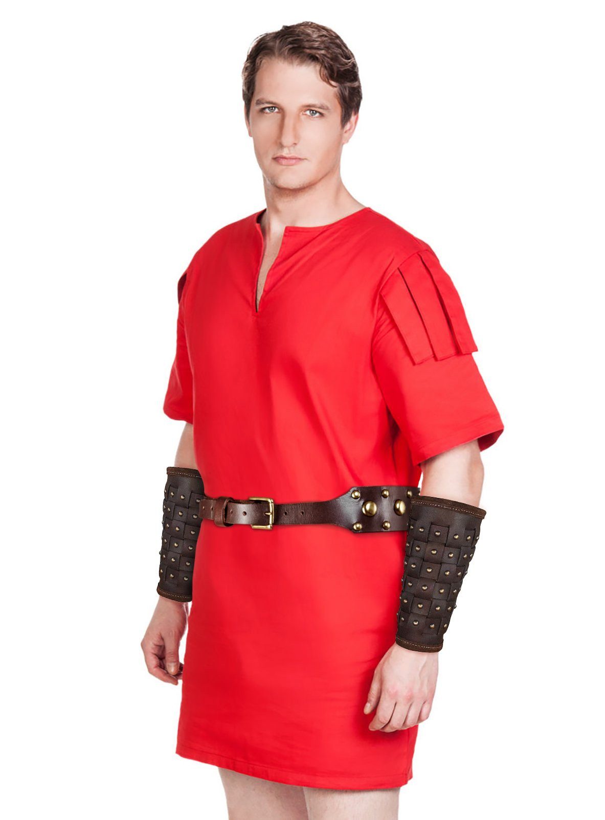 Supreme Replicas Kostüm Tunika - Legionär, Klassisches Römer Kostüm für Zenturios des römischen Reiches.