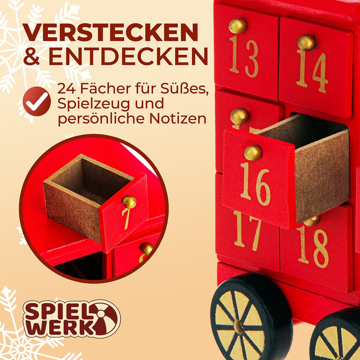 Spielwerk Adventskalender (24-tlg)