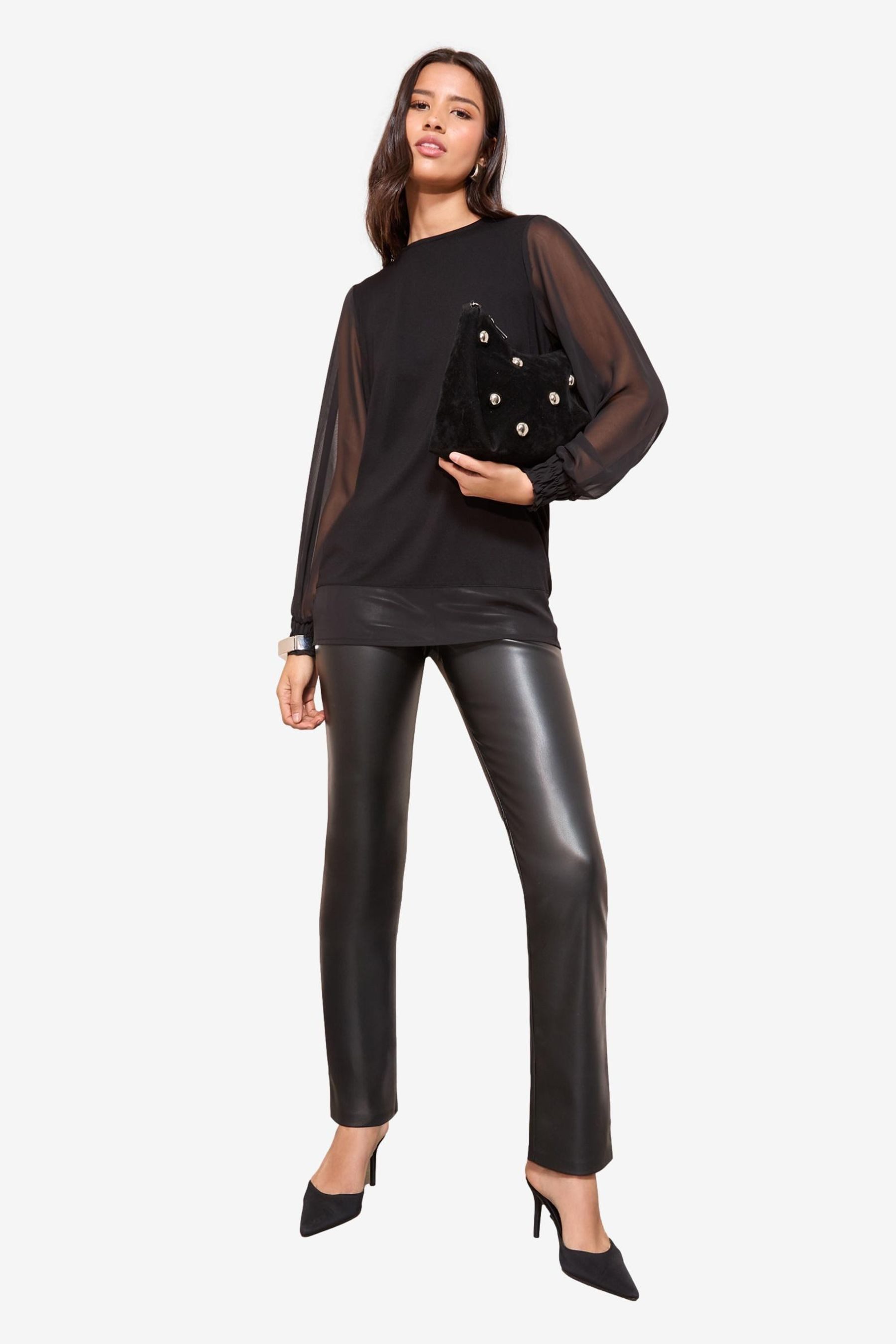 Friends Like These Chiffontunika Friends Like These Tunika mit Chiffonlage (1-tlg)