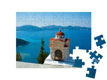 puzzleYOU Puzzle Christlicher Schrein, Kefalonia, Griechenland, 48 Puzzleteile, puzzleYOU-Kollektionen Griechenland