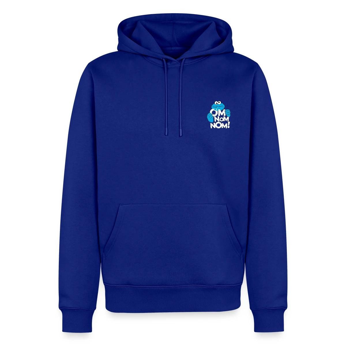 Spreadshirt Hoodie Sesamstraße Krümelmonster Om Nom Nom Klein Herren Premium Hoodie (1-tlg)