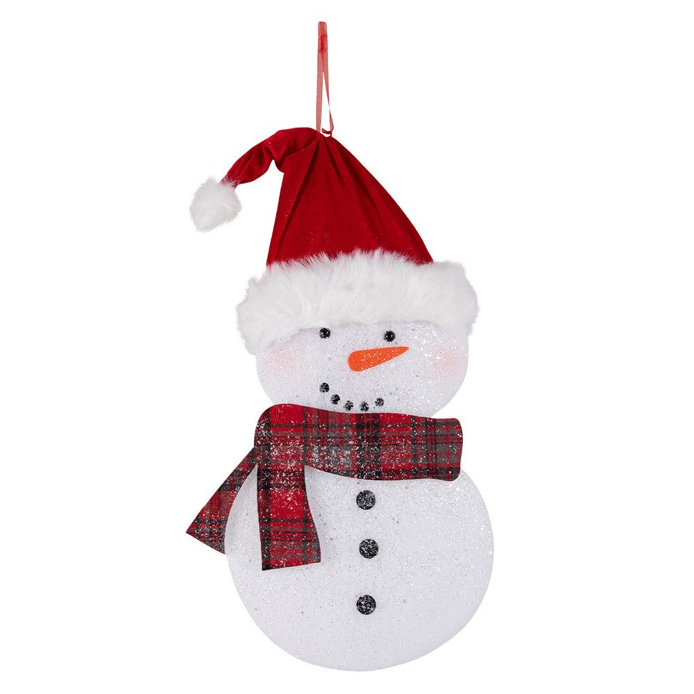 MICA Adventskranz Dekohänger - Schneemann - ca. 55 x 4 x 32 cm