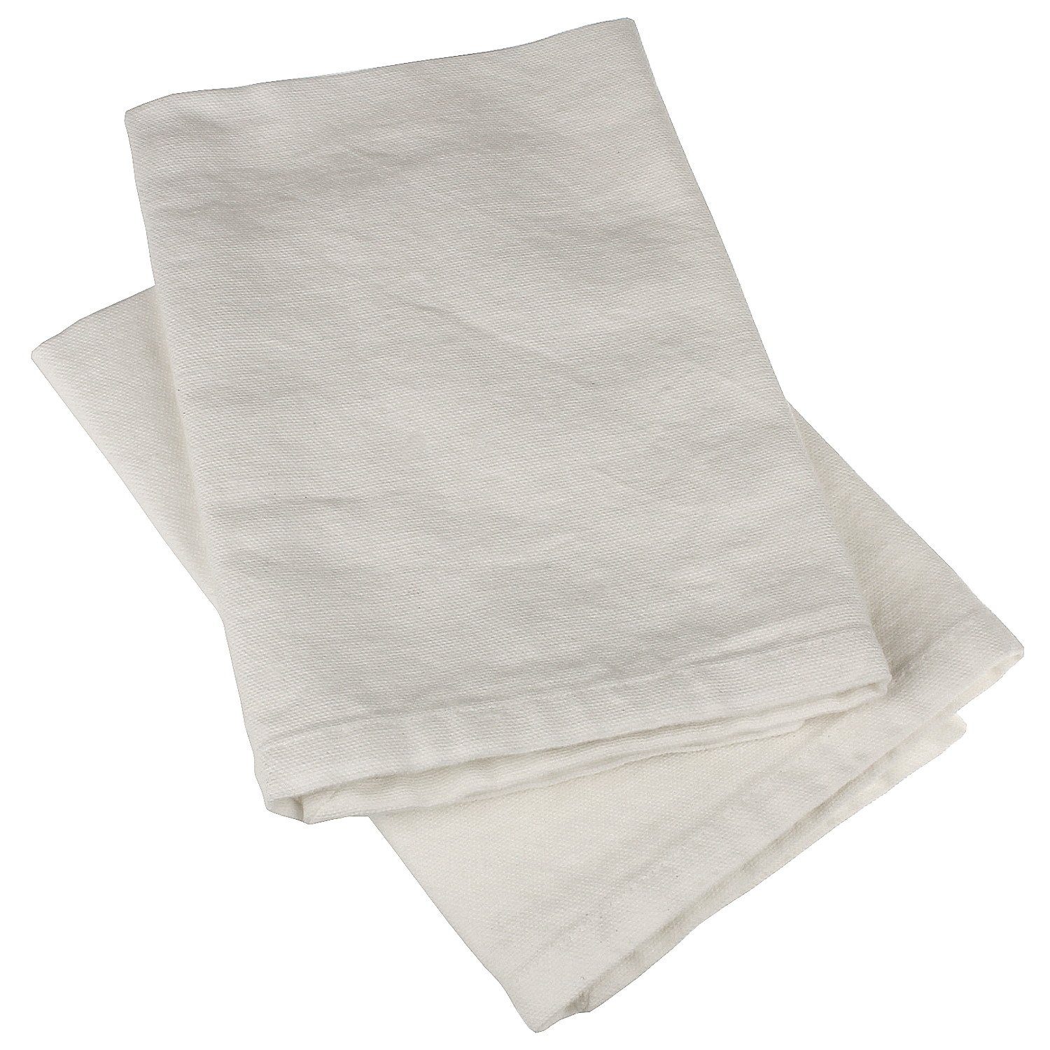 Macosa Home Stoffserviette Antik-Weiß 2er Set 40 x 40 cm 100% Baumwolle waschbar, (2 St), Tischwäsche Tisch-Dekoration Mundservietten