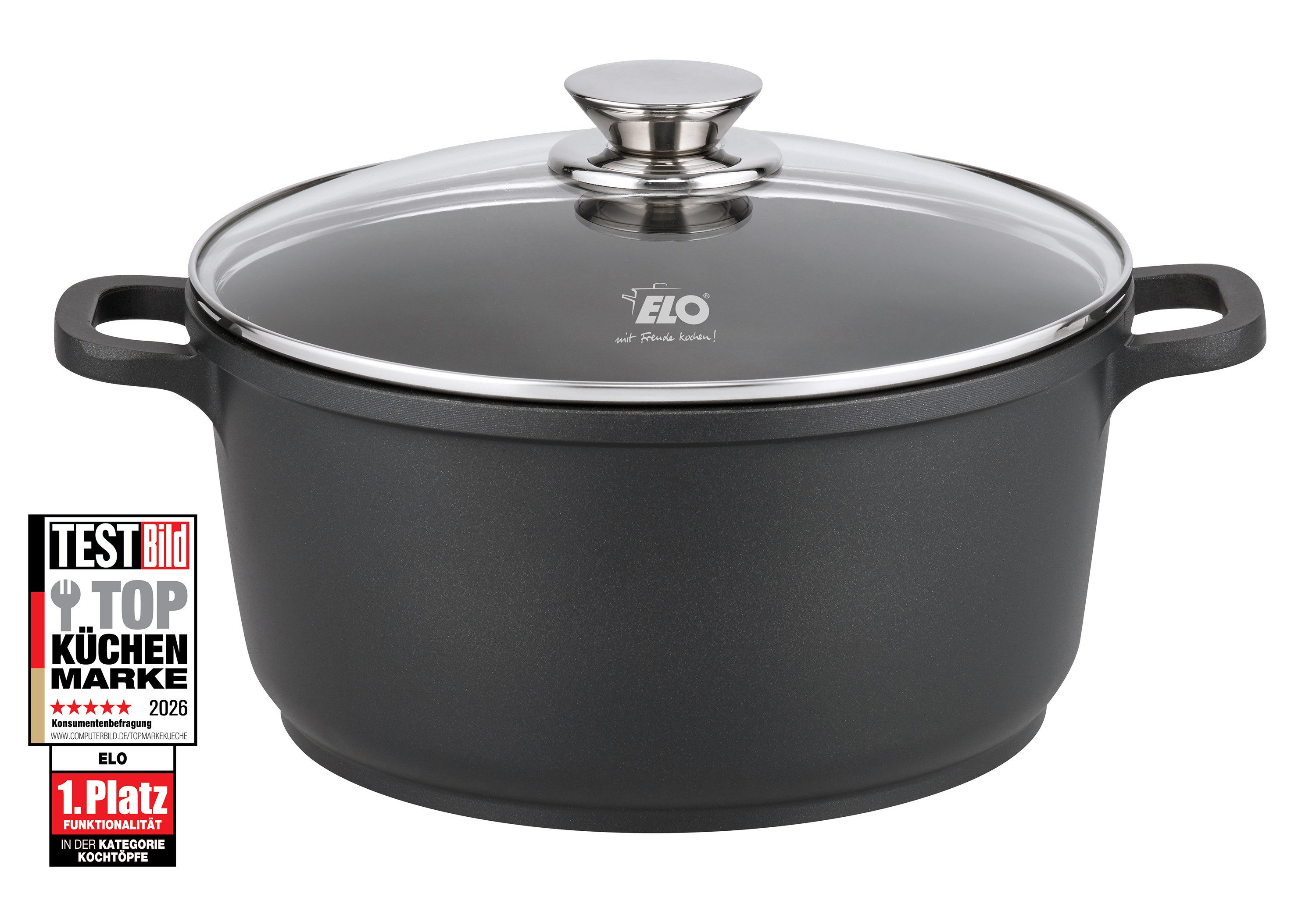 Elo Kochtopf Alucast, Aluminiumguss (1-tlg), Induktion