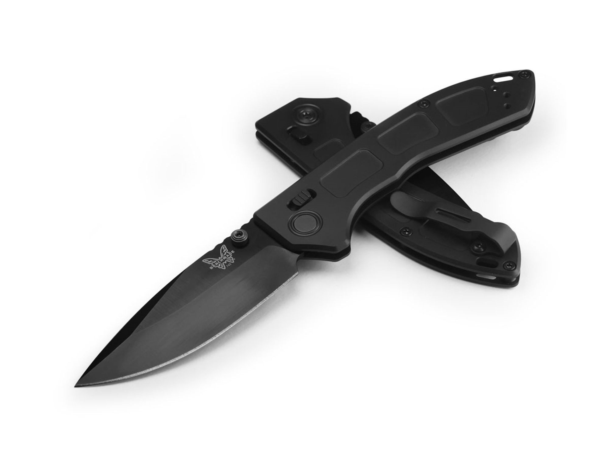 Benchmade Taschenmesser Benchmade 743BK-01 Mini Narrows, Black Titanium
