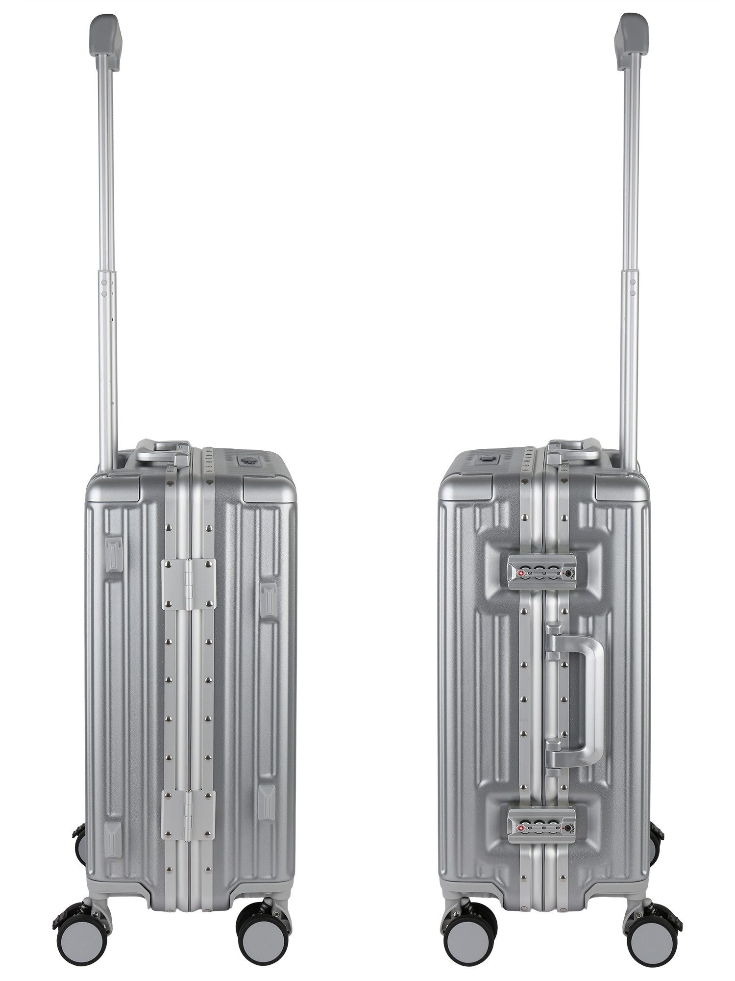 VAN HILL Hartschalen-Trolley 842209, 4 Rollen, Herolite Hartschalen-Trolley mit TSA-Schloss & 4 Doppelrollen