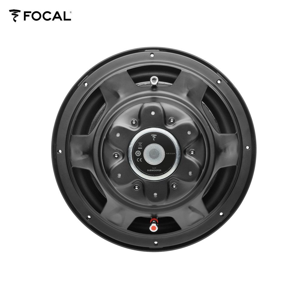 FOCAL SUB12SLIM Subwoofer 30cm, 4 Ohm, flache Bauform Auto-Subwoofer (280 W, max.: W 30 cm)