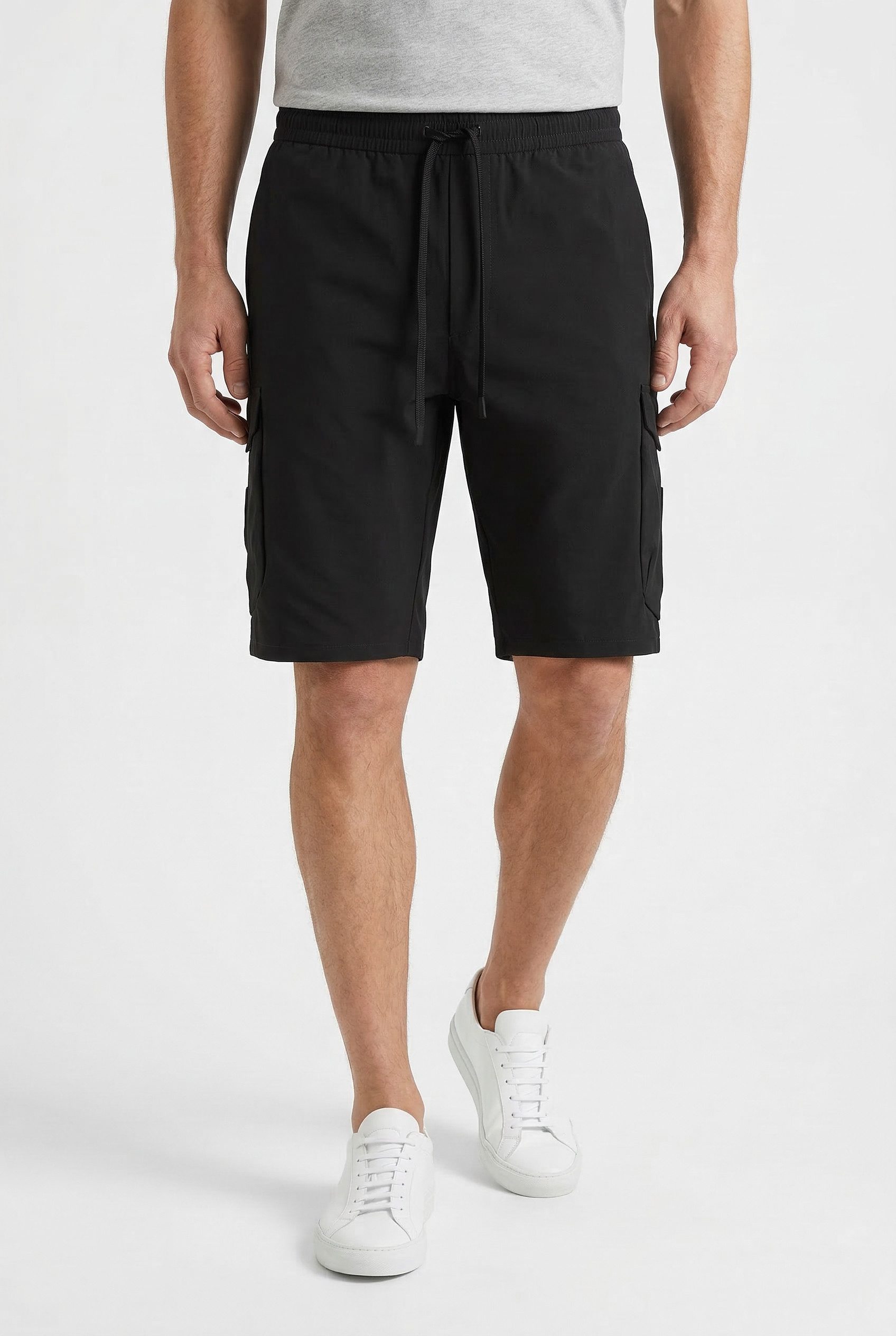 BOSS GREEN Shorts S Urbanex-Cargo mit Cargotaschen Cargohose Stretchhose Businesshose Anzughose