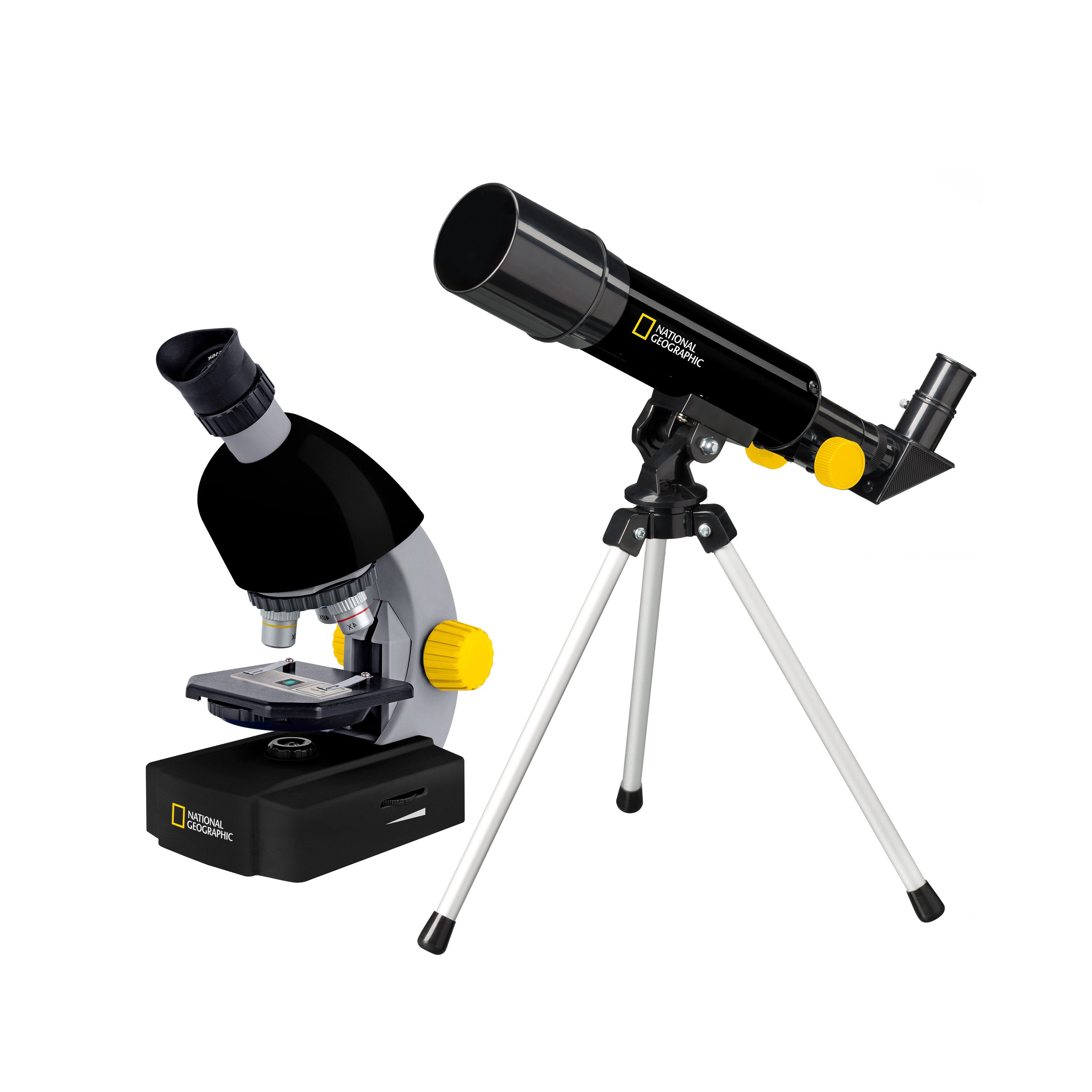 NATIONAL GEOGRAPHIC Linsenteleskop Teleskop + Mikroskop-Set