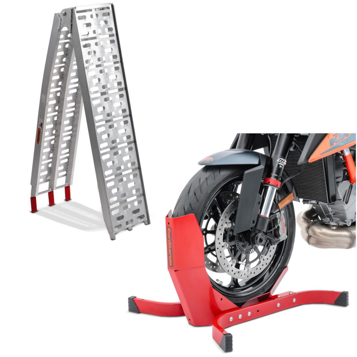 Auffahrrampe Set Auffahrrampe + Motorradwippe S1