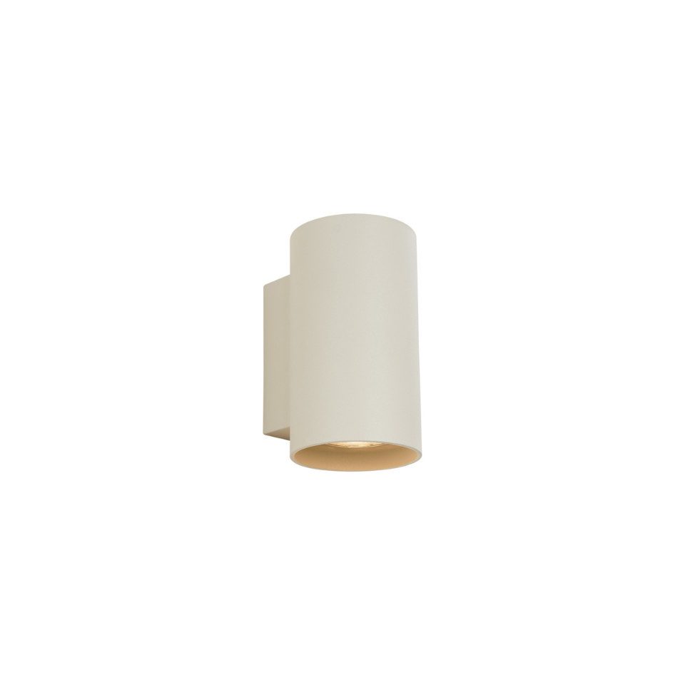 Qazqa Wandleuchte Sandy, ohne Leuchtmittel, GU10, Beige, Modern, Aluminium, günstig online kaufen