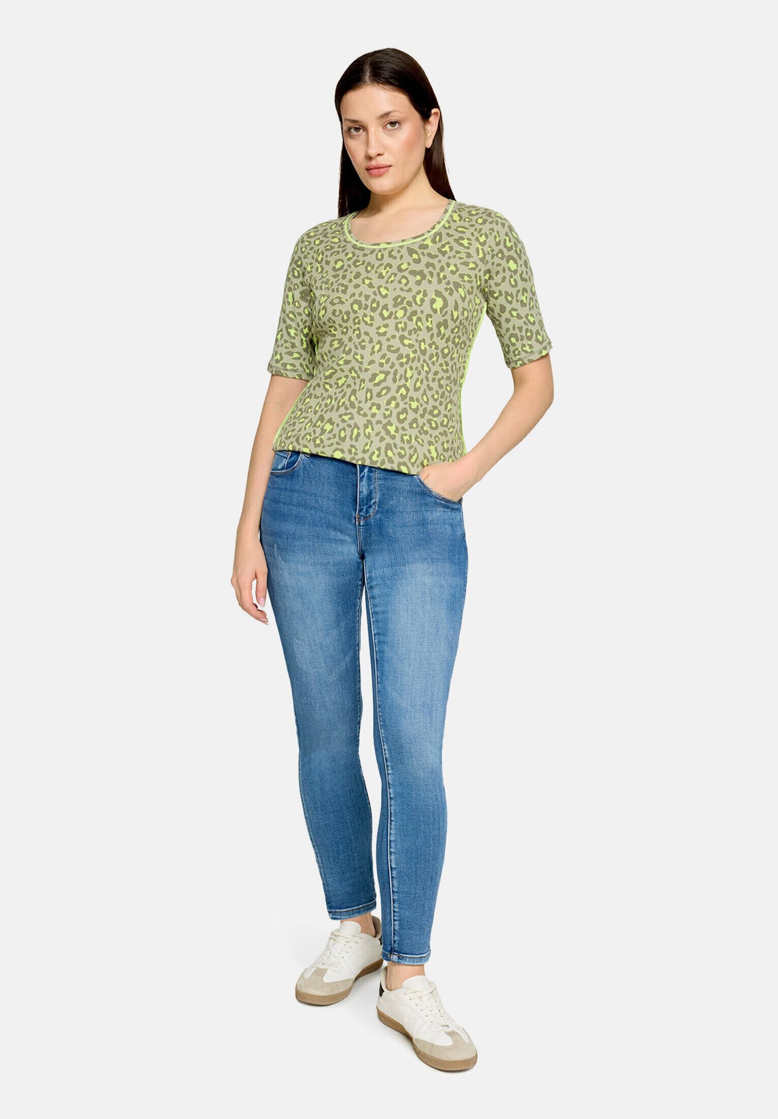 Betty Barclay Kurzarmshirt Damen mit Rippenstruktur (1-tlg)
