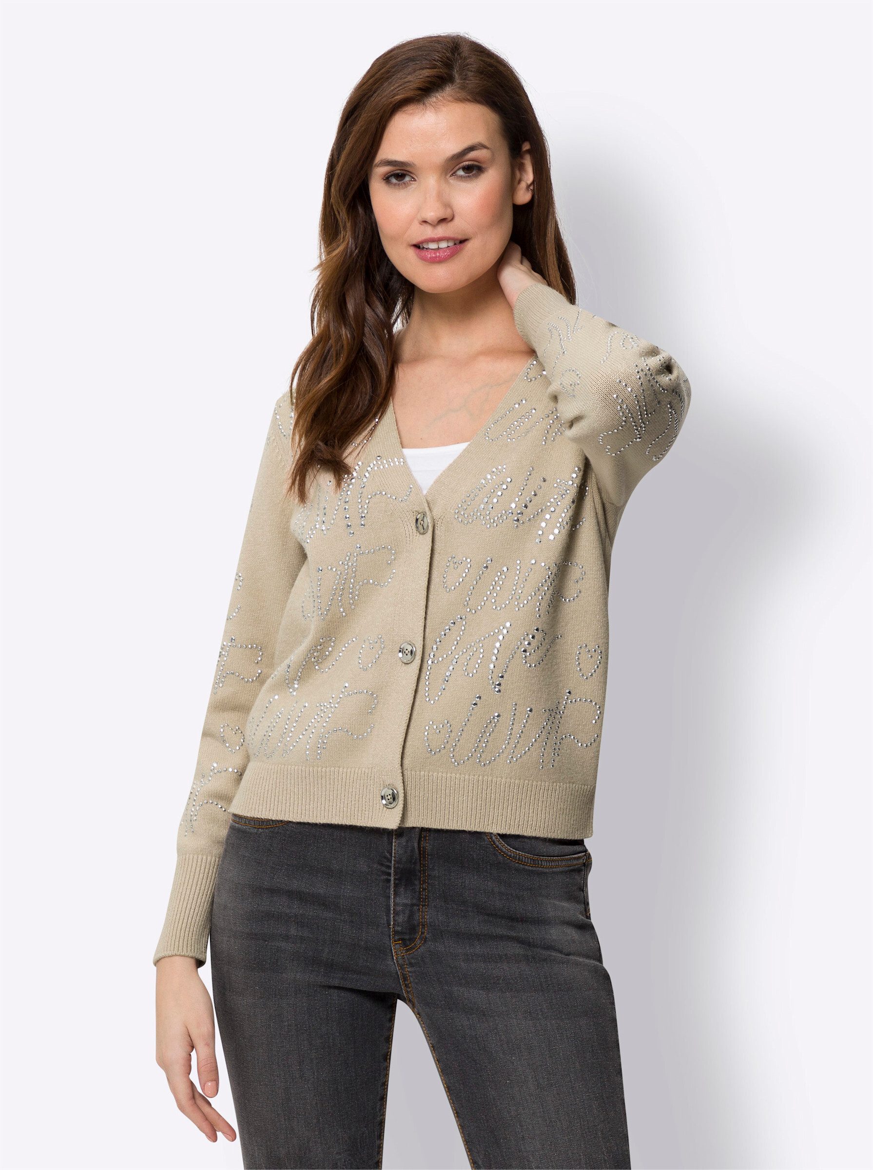heine Strickjacke Strickjacke Langarm günstig online kaufen