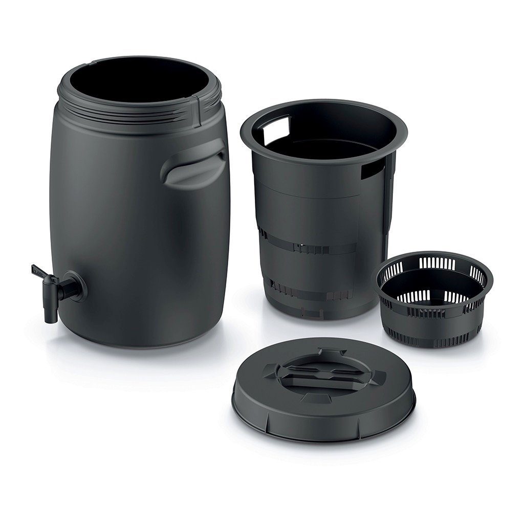 Kreher Komposter zur Herstellung von Dünger in Schwarz 25 Liter, 25 l, UV- günstig online kaufen