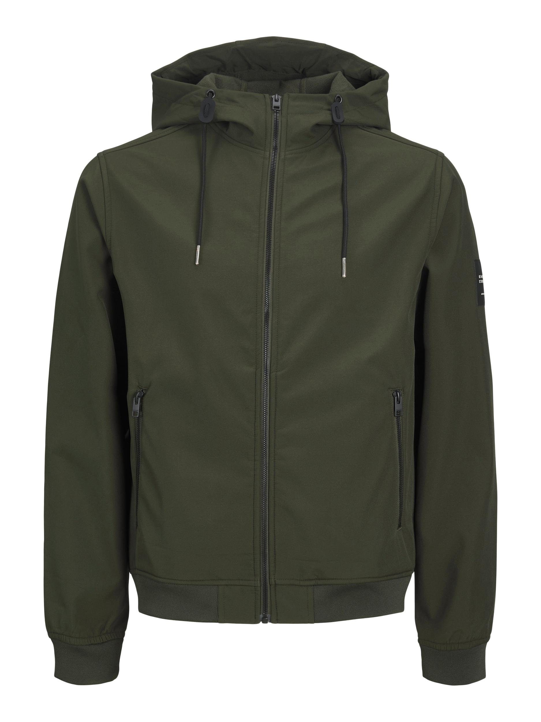 Jack & Jones PlusSize Softshelljacke HOOD JJEBASIC NOOS SOFTSHELL PLS rosin