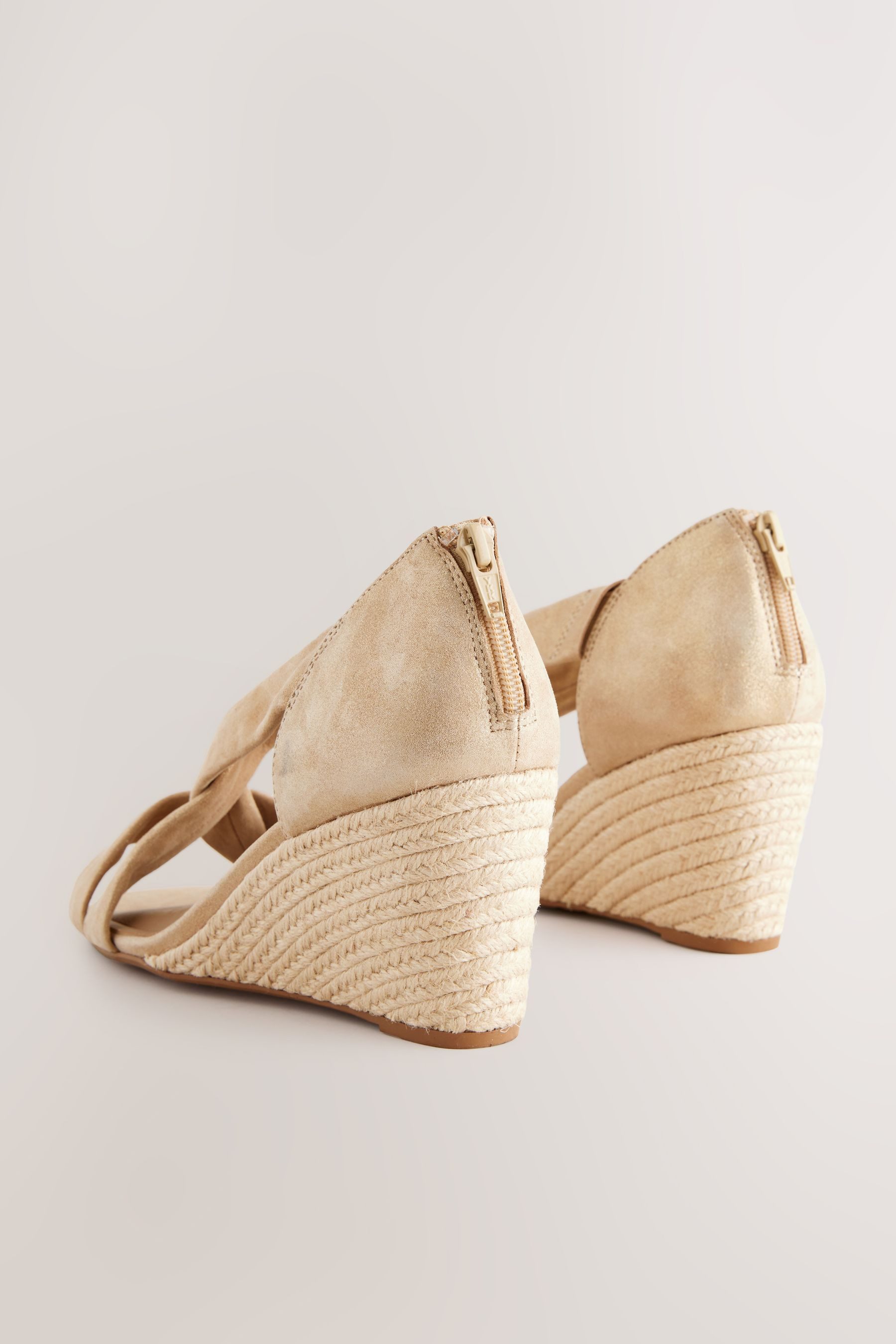 Next Forever Comfort® Espadrilles-Wedges, Premium-Leder Keilpumps (1-tlg)