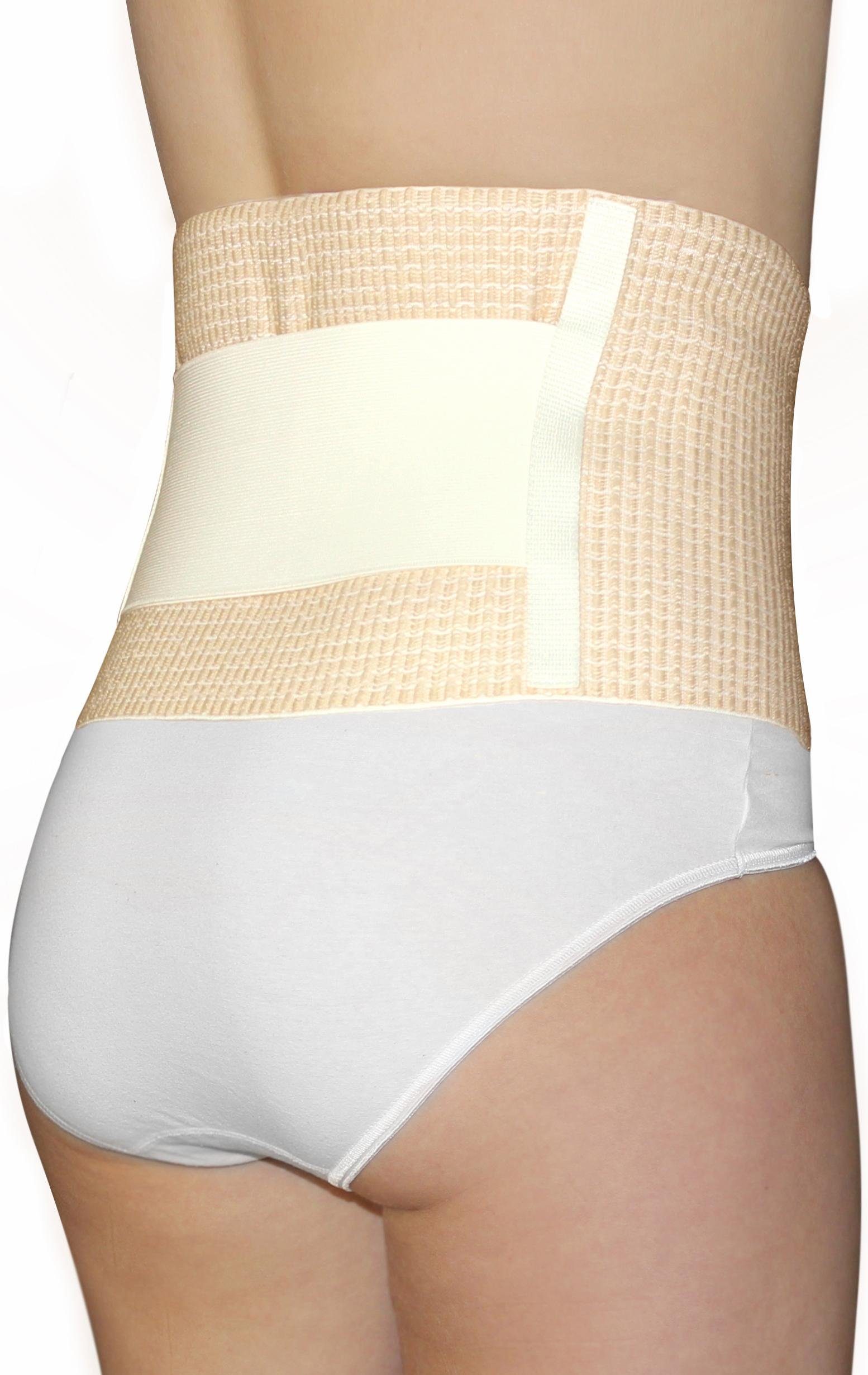 Hydas Stützbandage mit Nierenwärmer, gibt der Wirbelsäule Halt und schützt vor Kälte, Unterstützt bei Muskelschwäche, wärmendes Innenfutter
