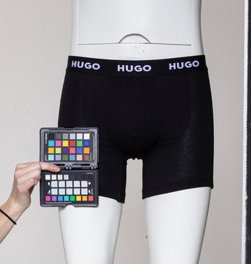 HUGO Boxer BOXERBR TRIPLET PACK (Packung, 3-St., 3er Pack) mit HUGO Label auf dem Bund