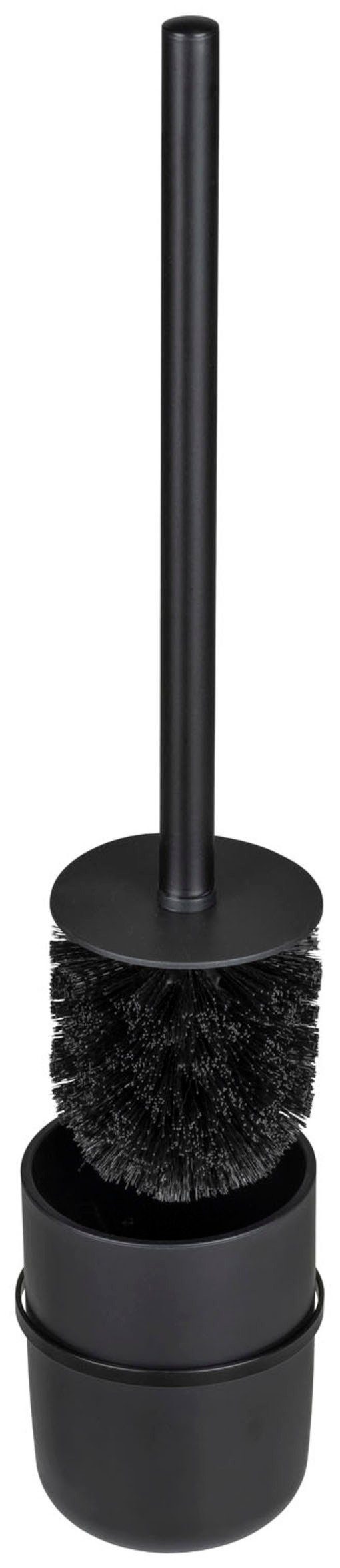 WENKO WC-Garnitur Turbo-Loc® Carpino, schwarz, Befestigen günstig online kaufen