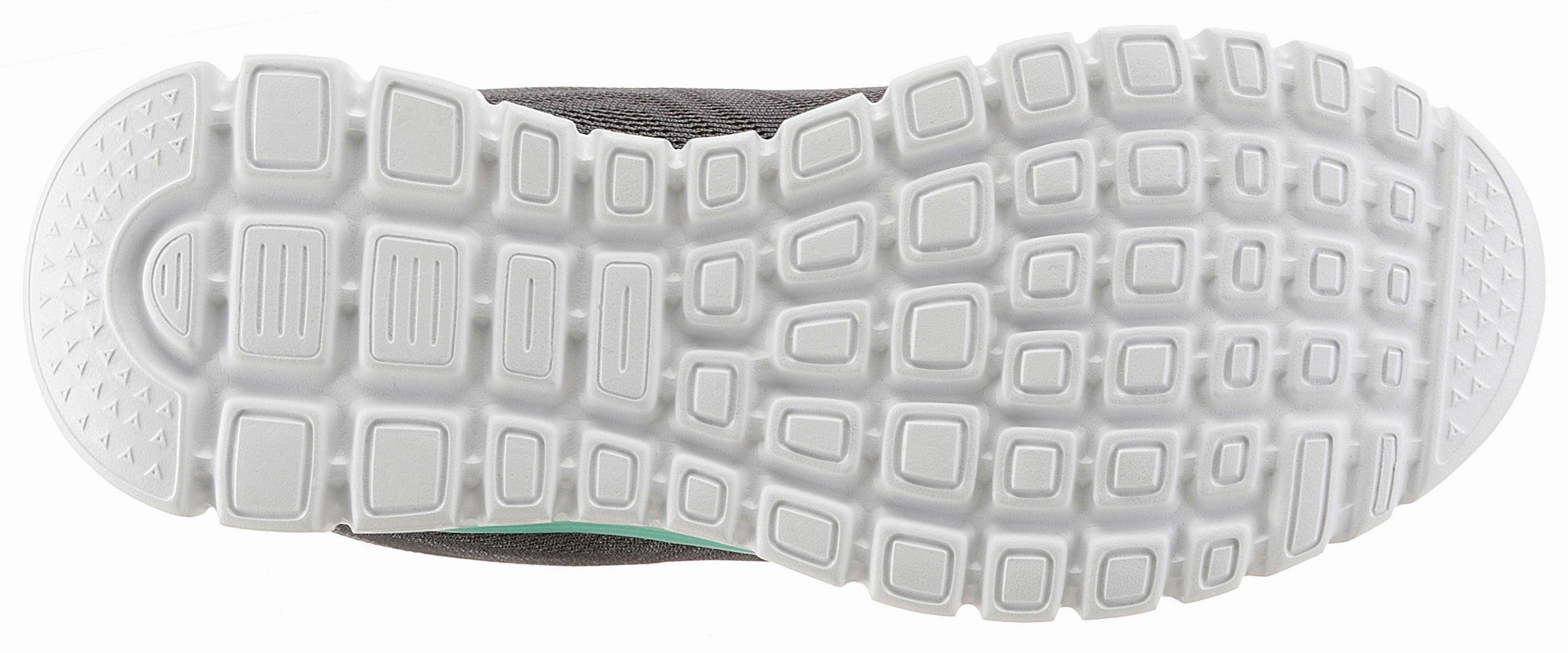 Sneaker Get Dämpfung Graceful Memory durch grau-mint Foam - Connected mit Skechers