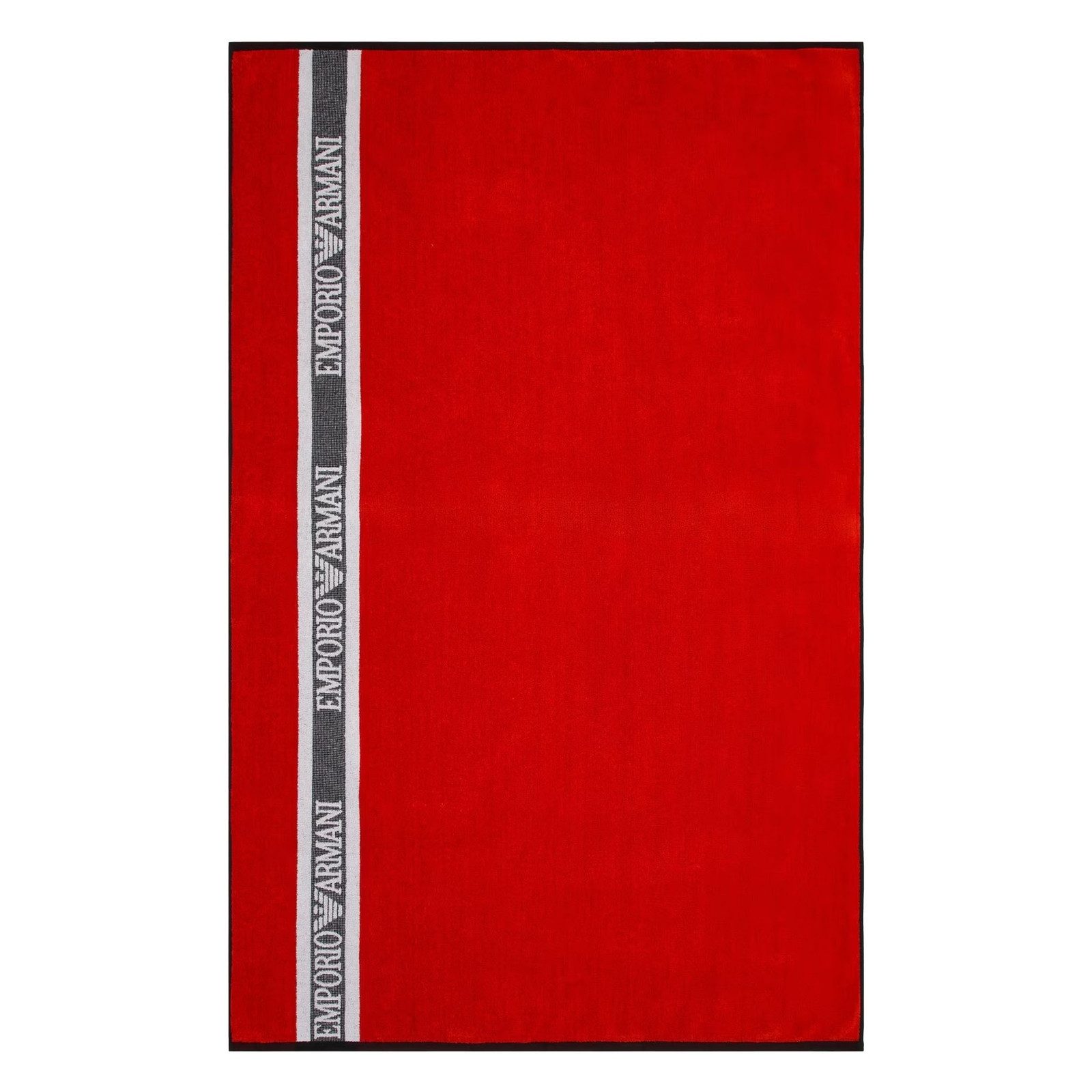 Emporio Armani Strandtuch Strandtuch, (1-St), mit seitlichem Logoband günstig online kaufen