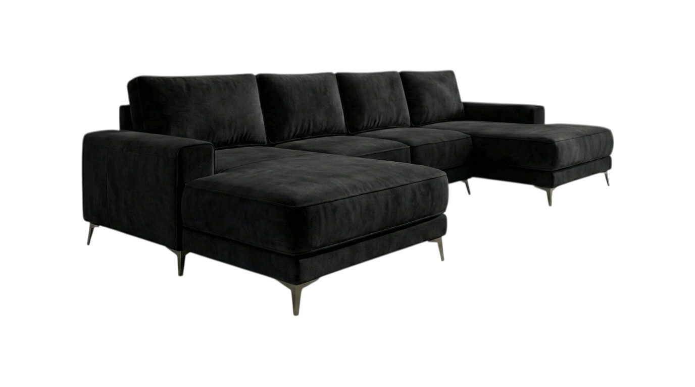 A&J MöbelLand GmbH Ecksofa VALTOR mit Schlaffunktion, Bonellfederkern und Bettkasten, TOP ANGEBOT!