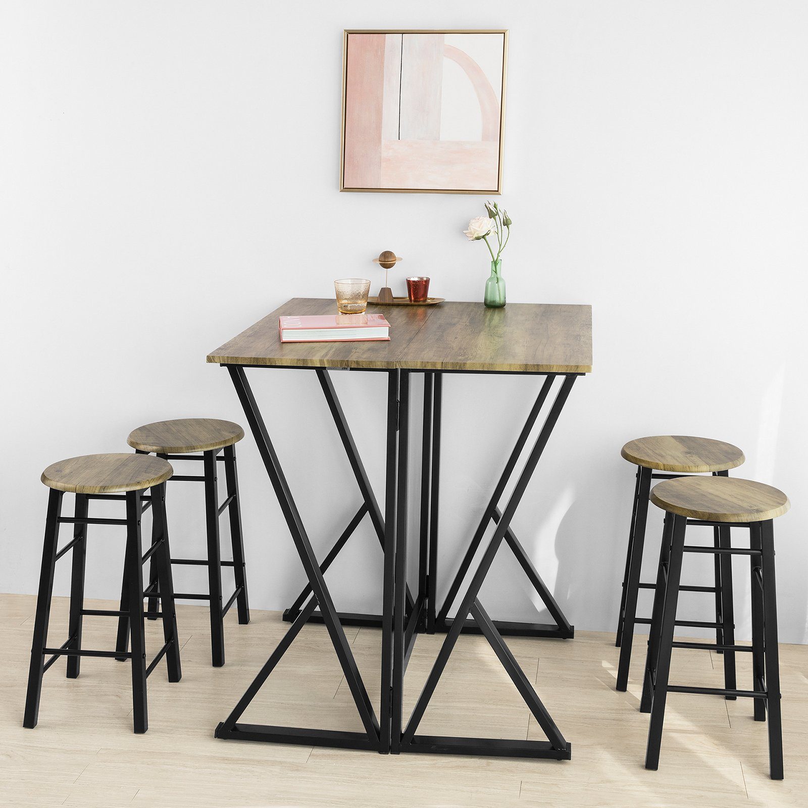 SoBuy Essgruppe OGT24, (5-tlg), Essgruppe Esstisch günstig online kaufen
