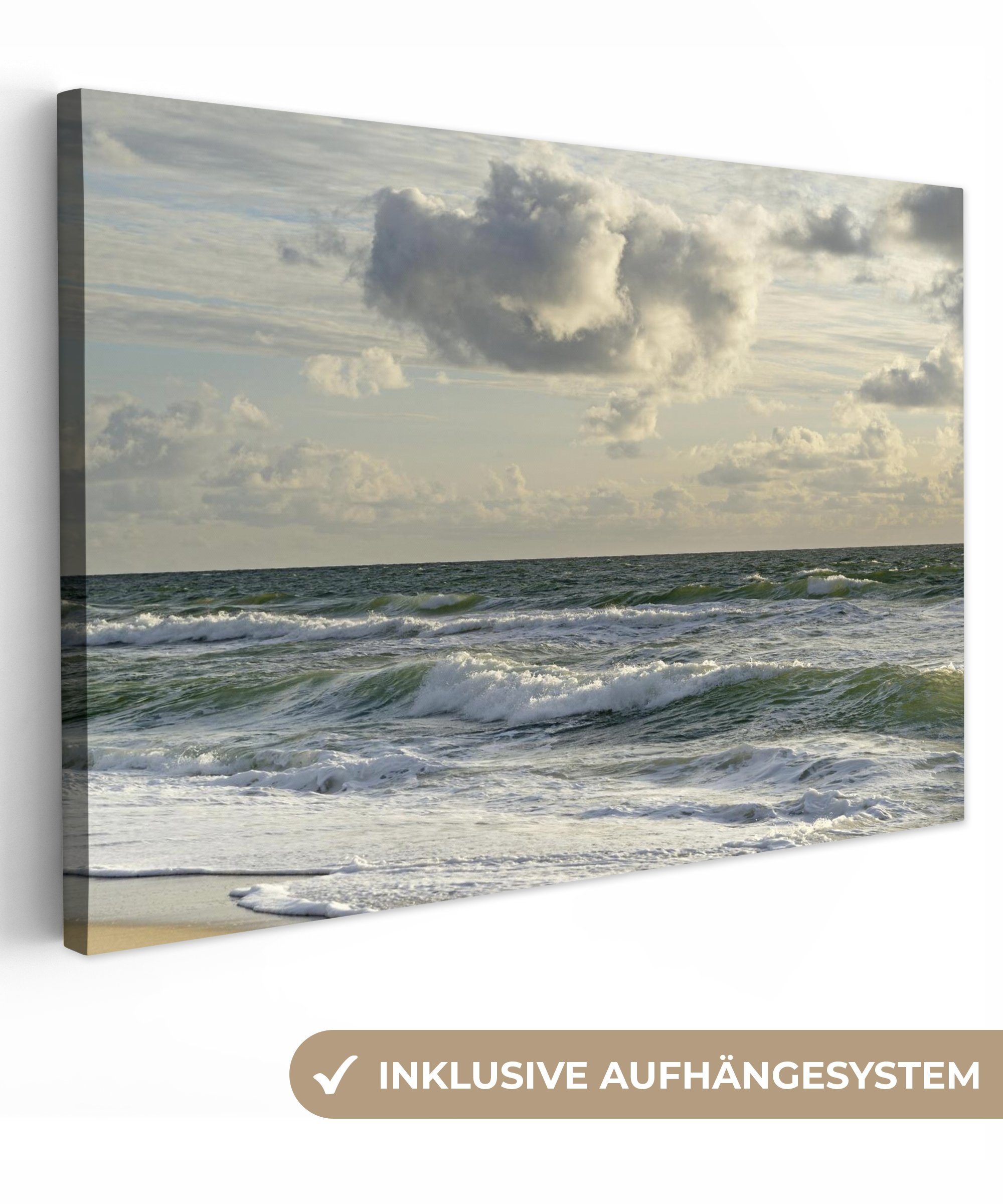 OneMillionCanvasses® Leinwandbild Nordsee Nordfriesland, Fotodruck (1 günstig online kaufen