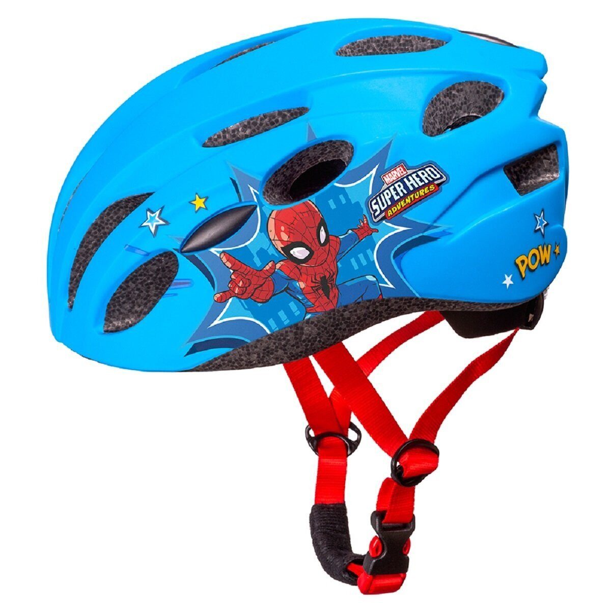 MARVEL Fahrradhelm Marvel Kinderhelm 52–56 cm – IN-MOLD & 17 Belüftungsöffnungen